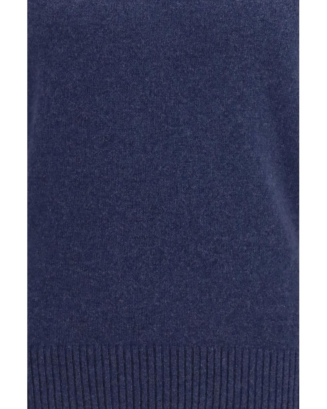 Brooksfield Blue Crewneck Sweater Kashmir/Capra Hircus for men
