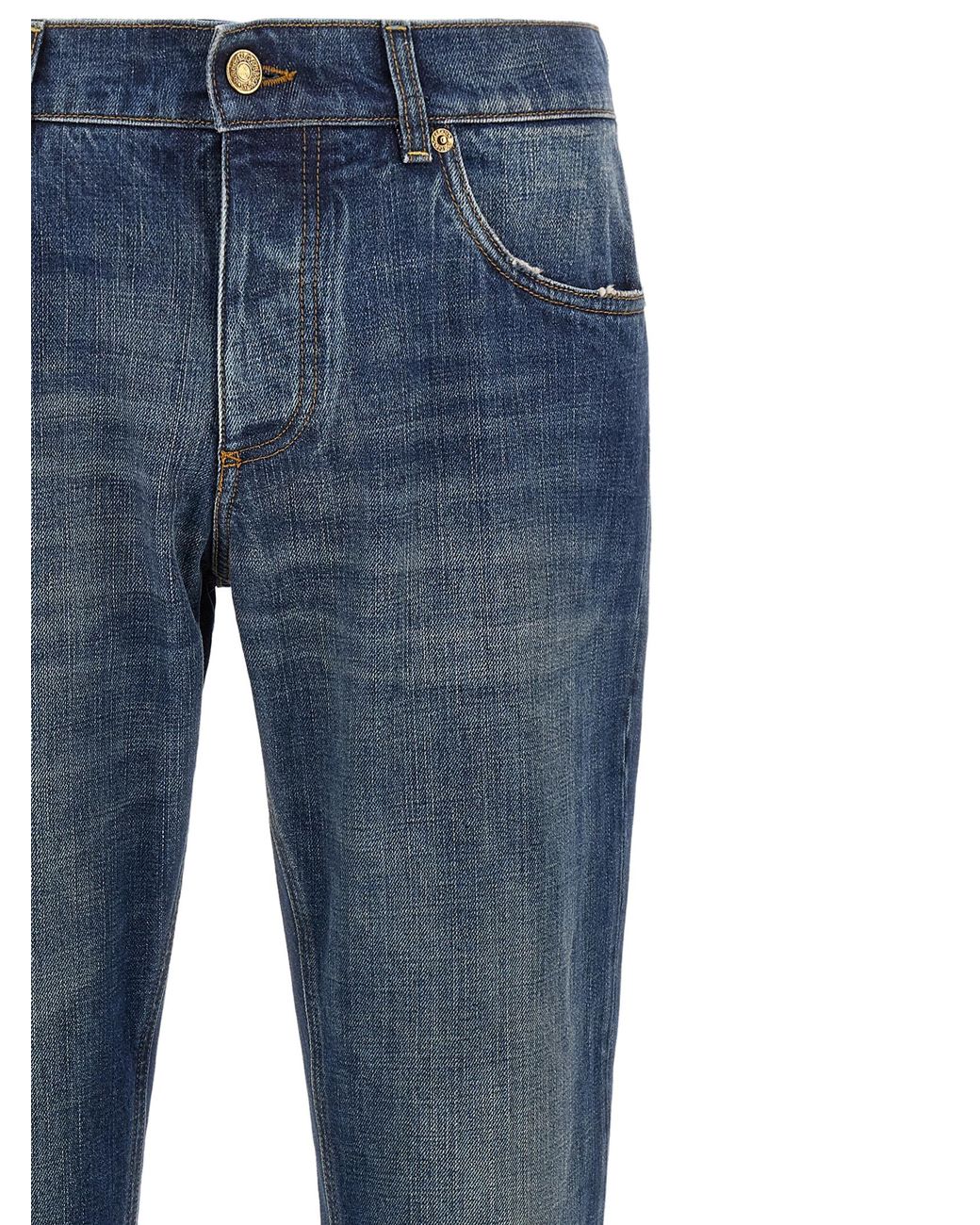 Dolce & Gabbana Blue Dolce & Gabbana Straight-Leg Jeans for men