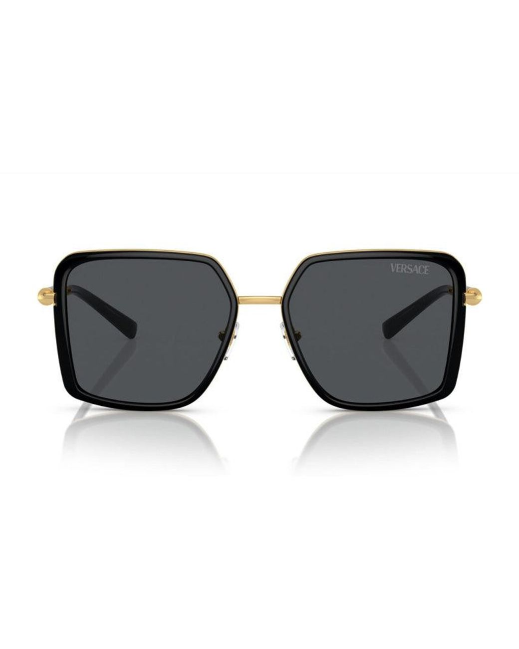 Versace Black Sunglasses Square Full Rim, Frame And Dark Lens Ve2261100287