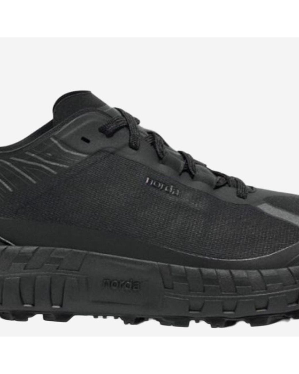 Norda Black Sneakers 001 Mesh And Rubber for men