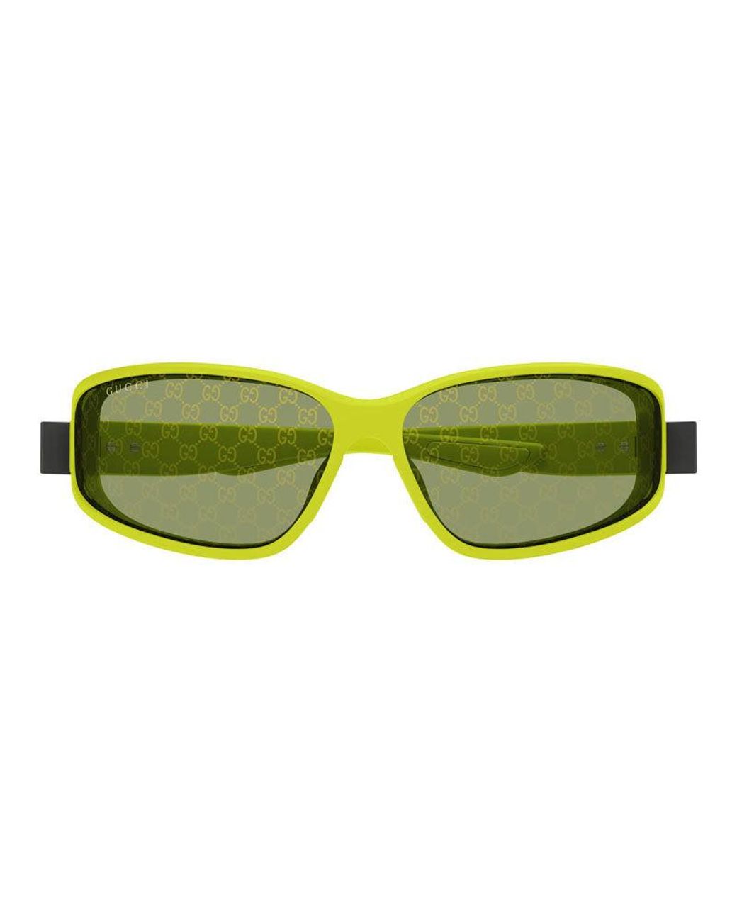Gucci Yellow Gg2011S Linea Institutional Logo Iniettato Sunglasses