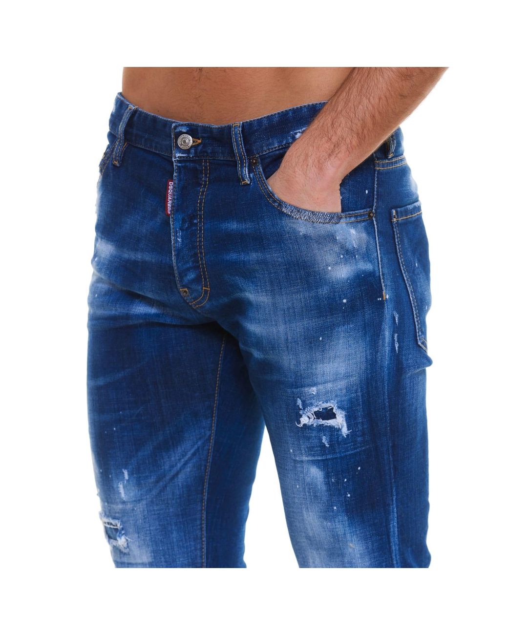 DSquared² Icon Spray Cool Guy Denim Jeans in Blue for Men - Save 
