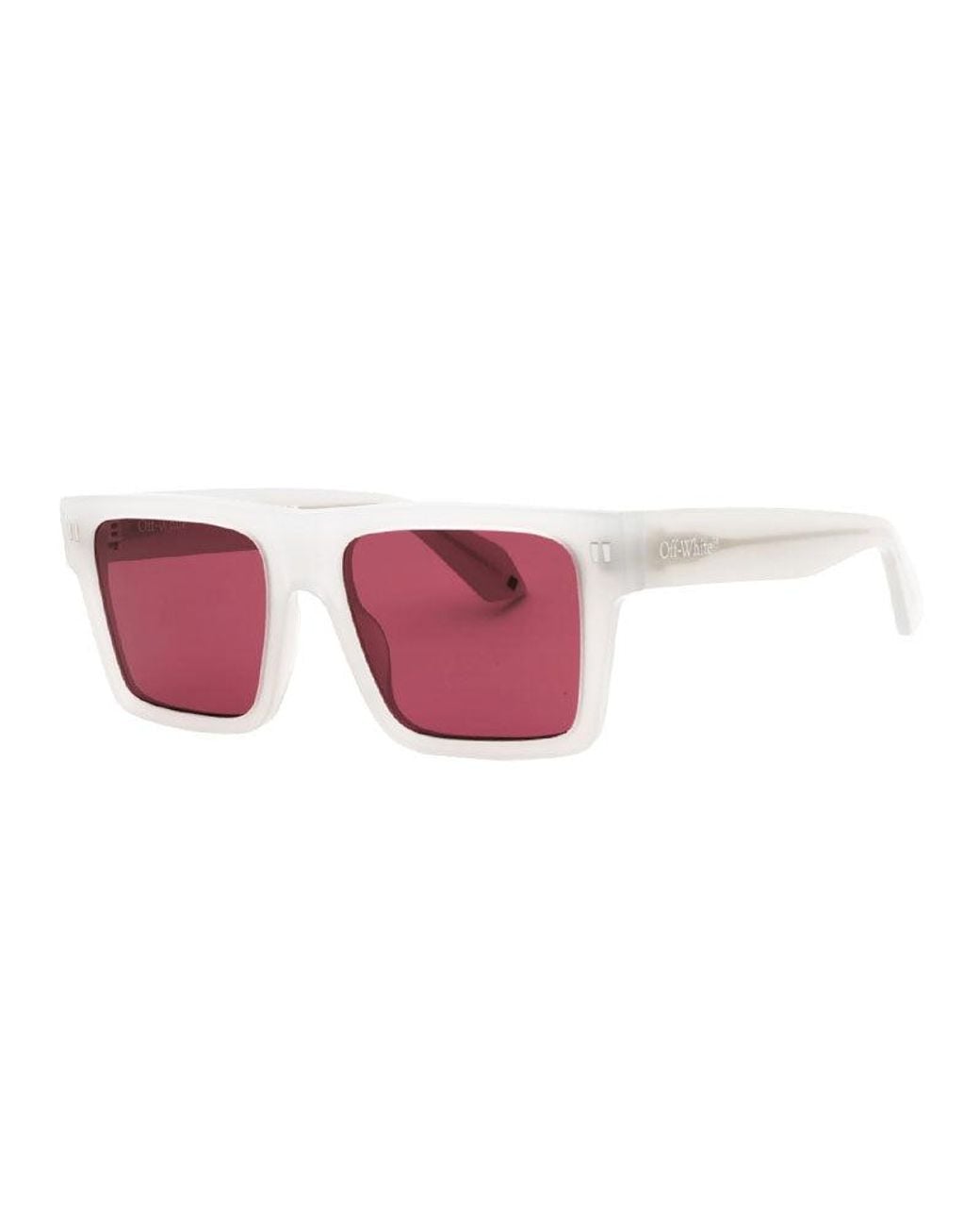 Off-White c/o Virgil Abloh Pink Sunglasses Square Full Rim, Frame And Lens Oeri109Lawton1045