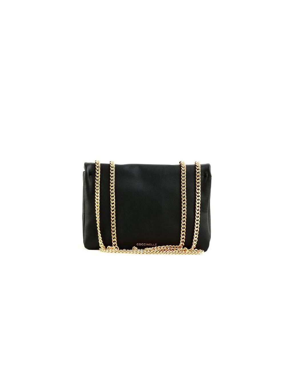 Coccinelle Black Mini Crossbody Bag Cowhide Crossbody-Bags