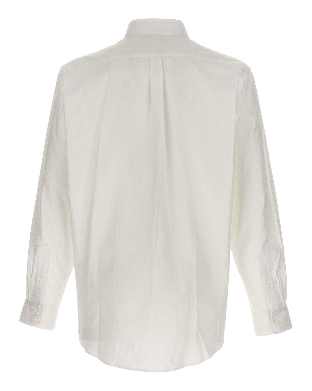 Givenchy White 4G Logo Cotton Shirt