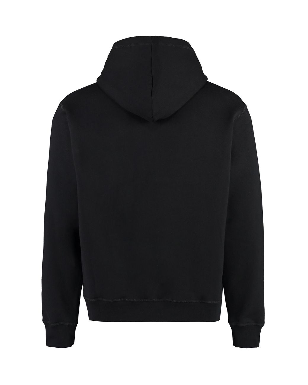 DSquared² Black Cotton Hoodie Jumpers for men