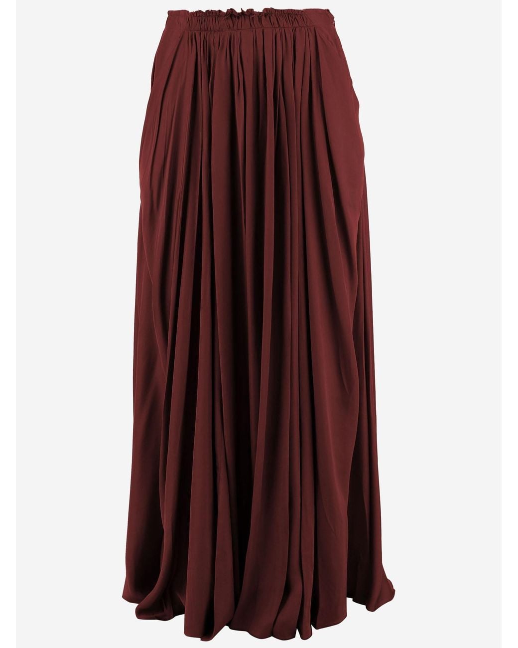 Sa Su Phi Purple Skirt Long Cotton-Blend