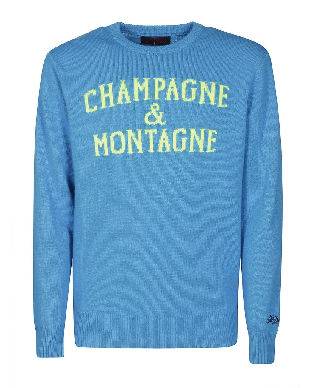 Mc2 Saint Barth Champagne & Montagne Sweater in Blue for Men | Lyst