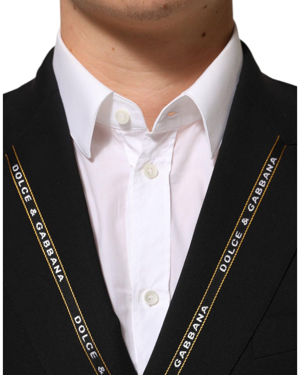 Dolce & Gabbana Black Sicilia Double Breasted Jacket Blazer 02+Wo Clothing for men