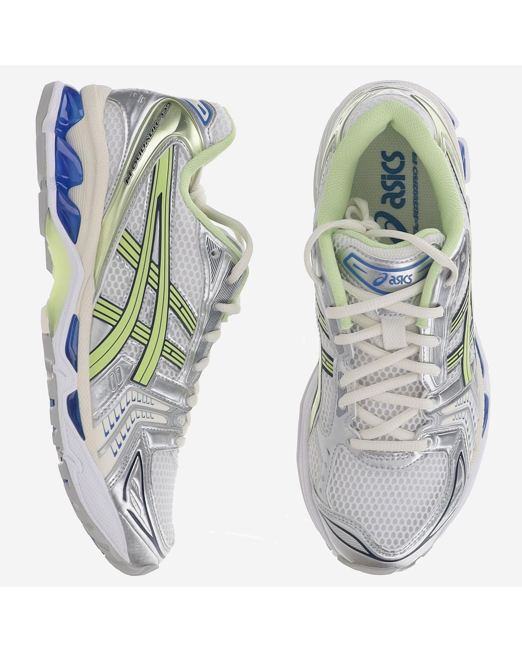 Asics Green Sneakers Gel-Kayano 14-Lime/Lime Polyester Trainers