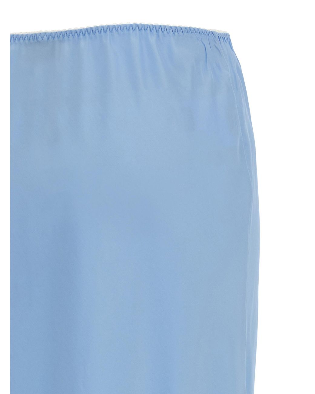 Moschino Blue Lace Skirt