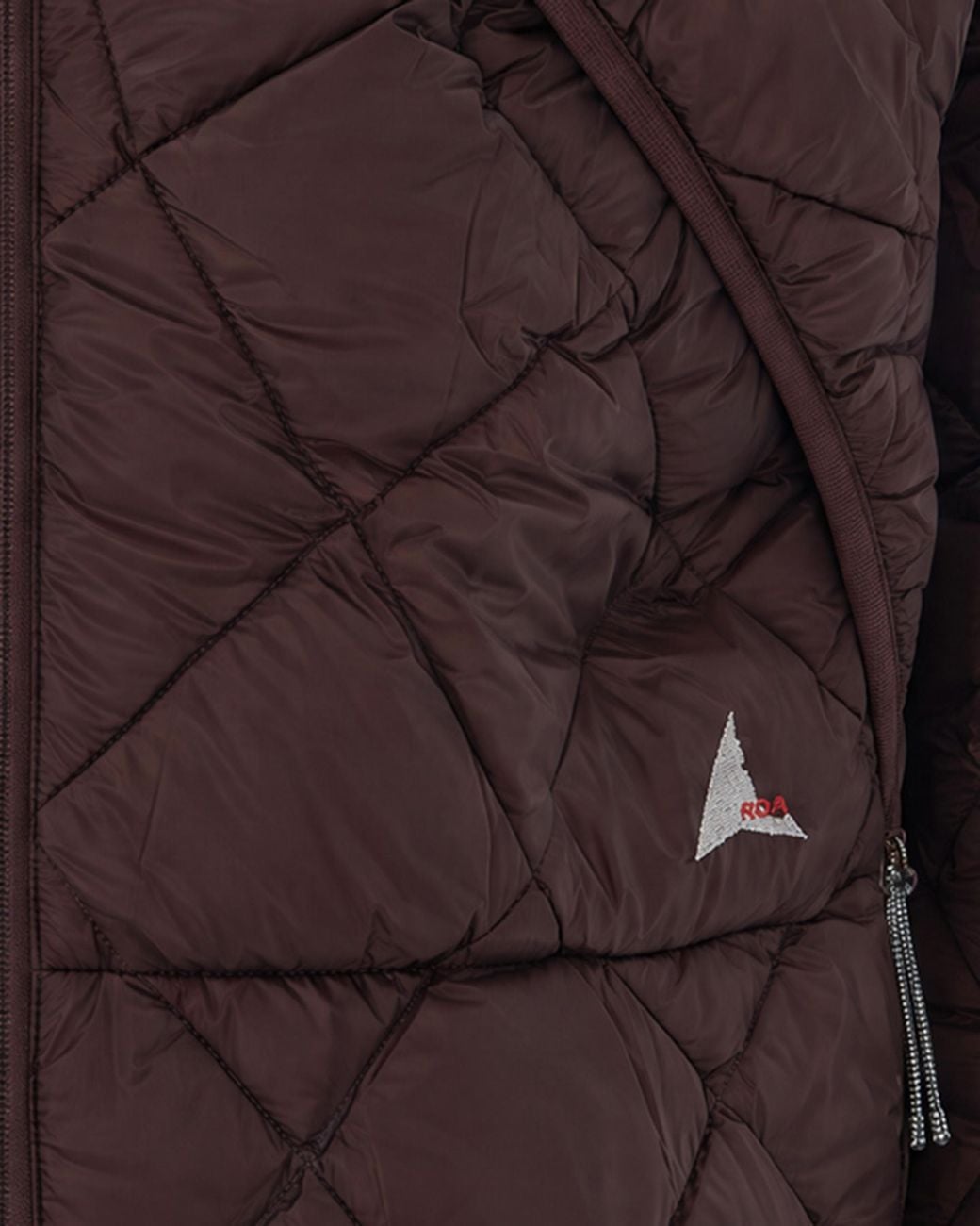 Roa Brown Hooded Down Jacket Nuna 800 Padded for men