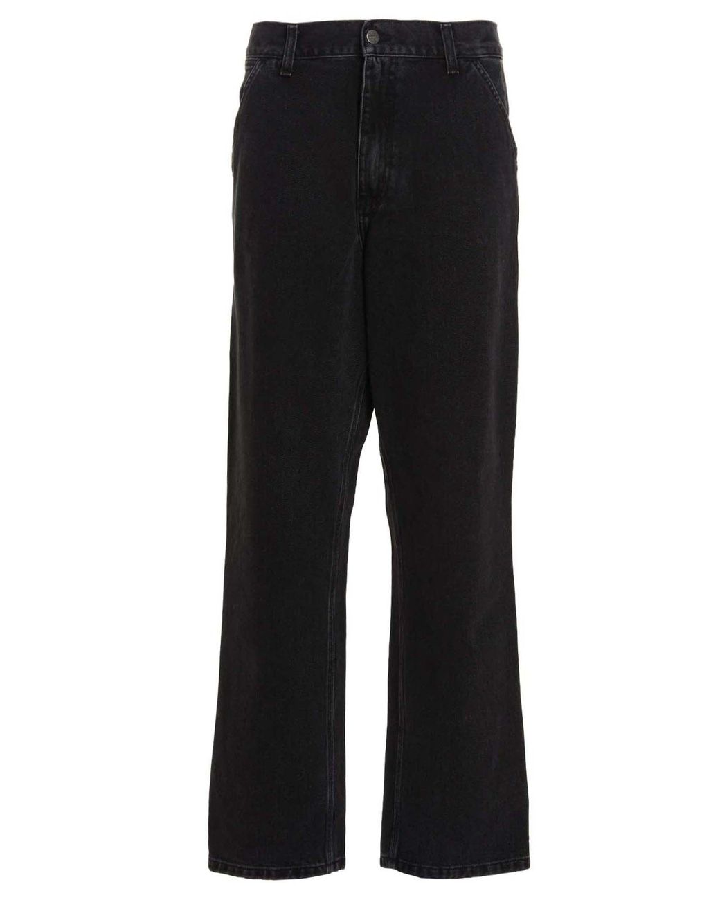Carhartt Jeans Single Knee in Black for Men | Lyst