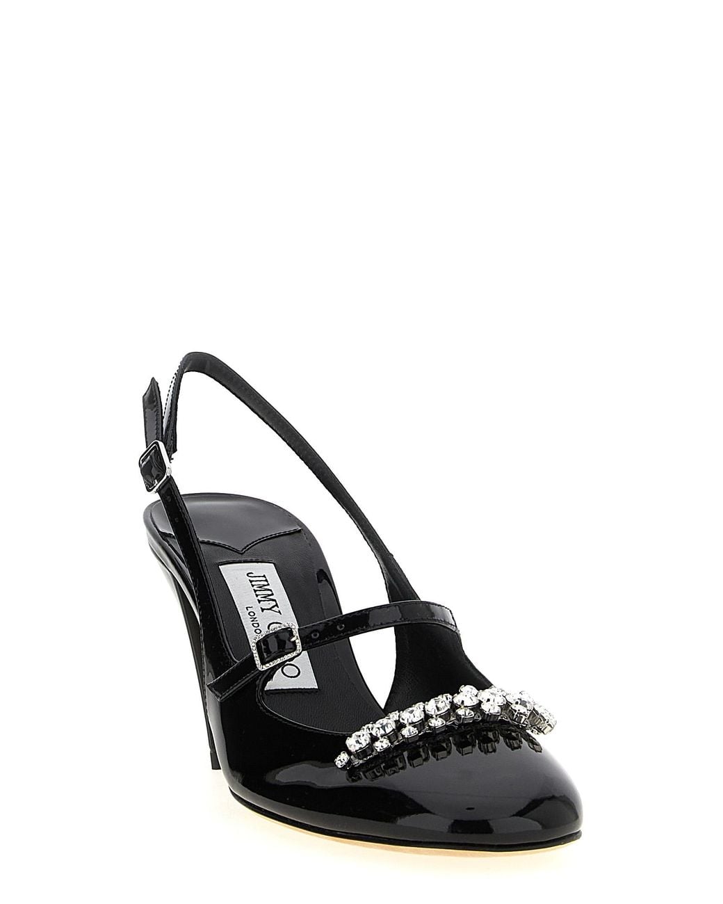 Jimmy Choo Black 'Belinda' Slingback