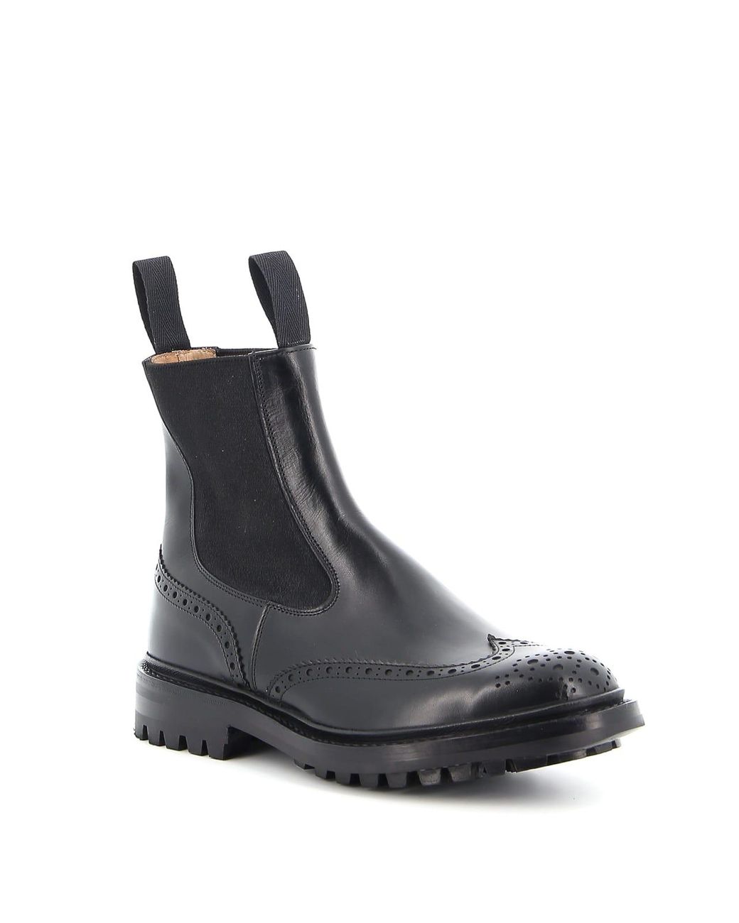 Tricker's Black Henry Commando for men