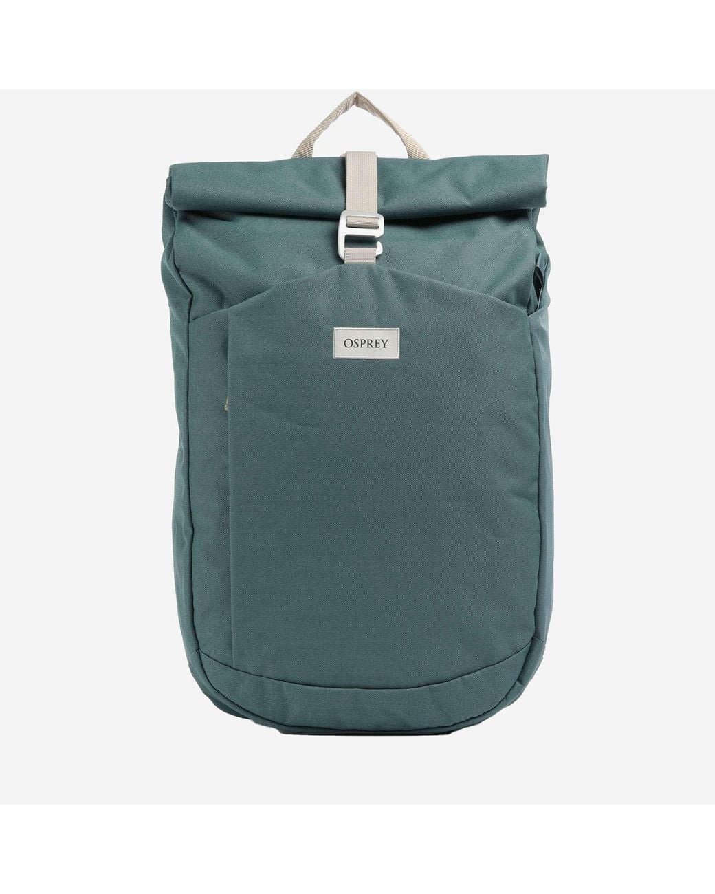 Osprey Green Backpack Roll Top Nylon Backpacks for men