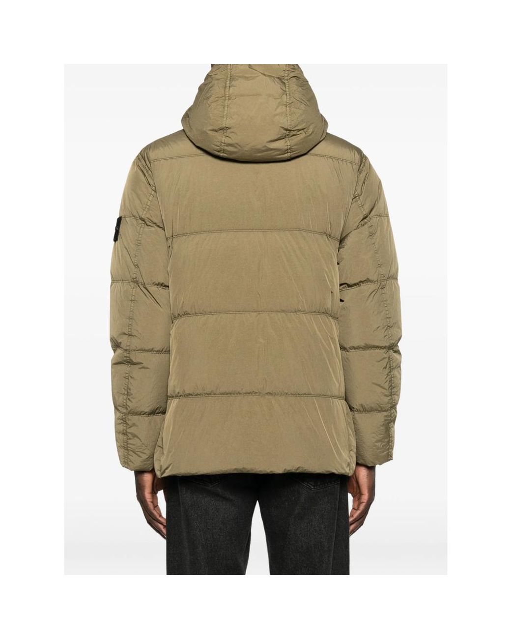 Stone Island Natural 4100037 Crinkle Reps Ny Jacket for men