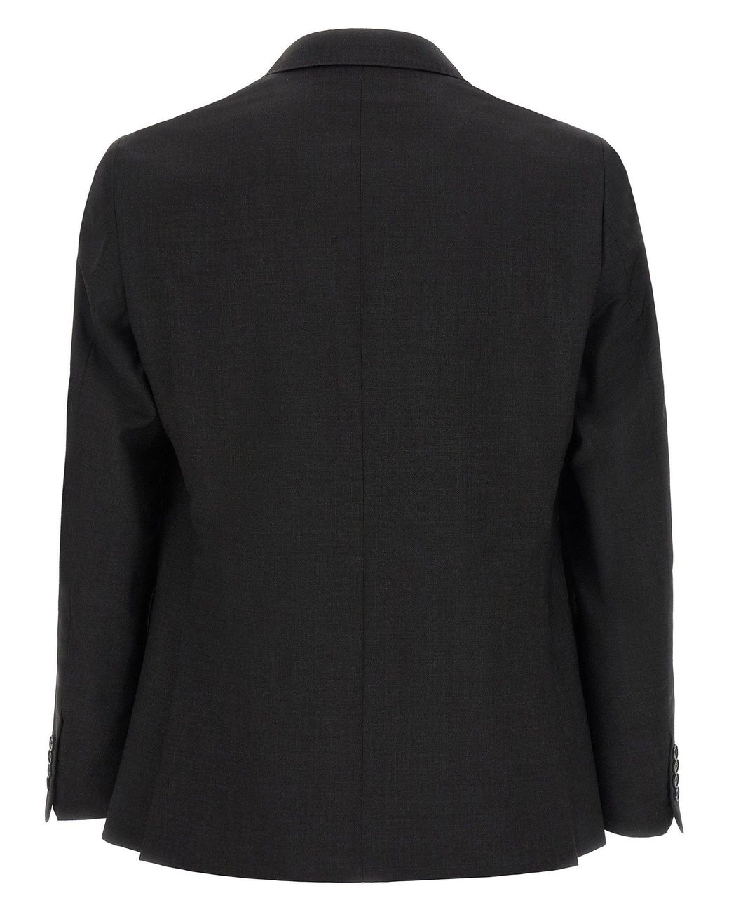 Pal Zileri Black Wool Two-Piece Pant Suit — Anthracite
