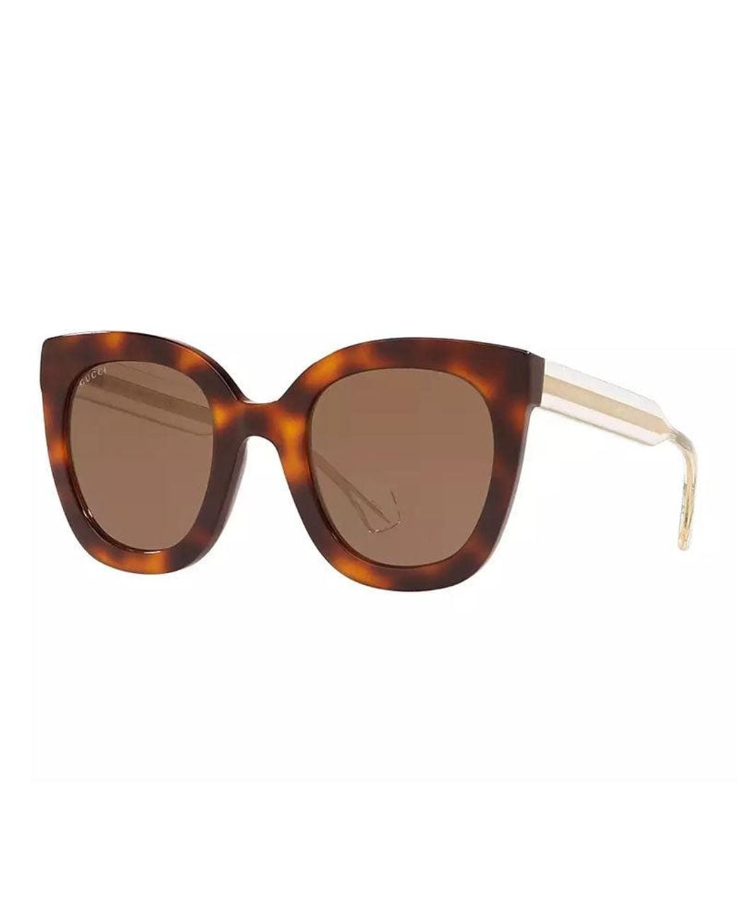 Gucci Brown Sunglasses Cat Eye Full Rim, Frame And Lens Gg0564Sn002