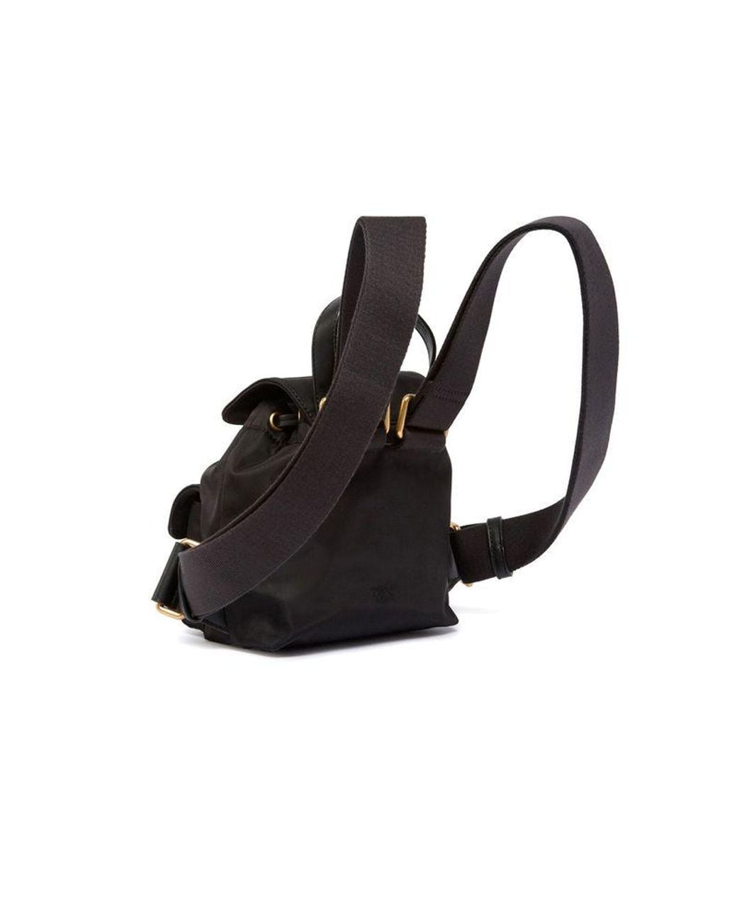 Pinko Black Backpack Polyamide Bags Backpacks
