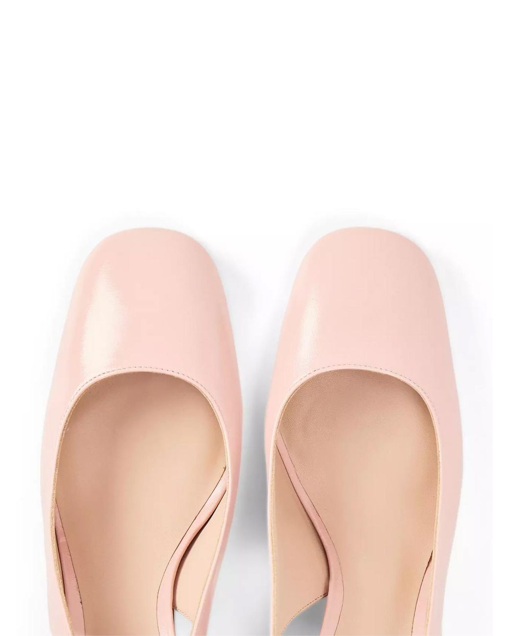 Emporio Armani Pink Patent Leather Slingback Pumps Shoes