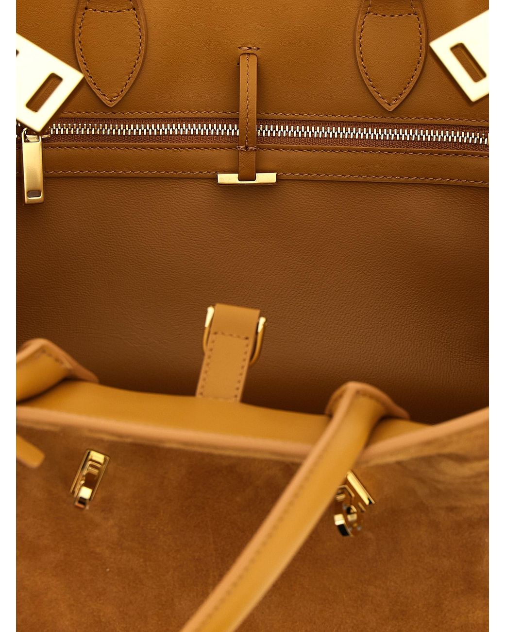 Ferragamo Brown 'Hug Th S' Handbag