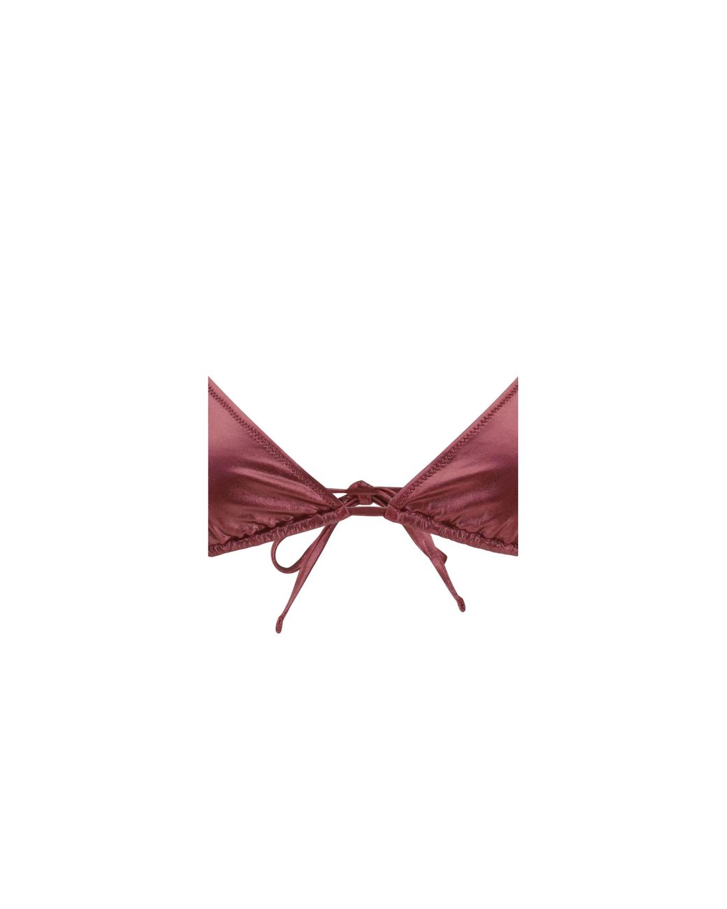 Kristina Ti Red Metallic Bikini Polyamide; Elastane Swimwear
