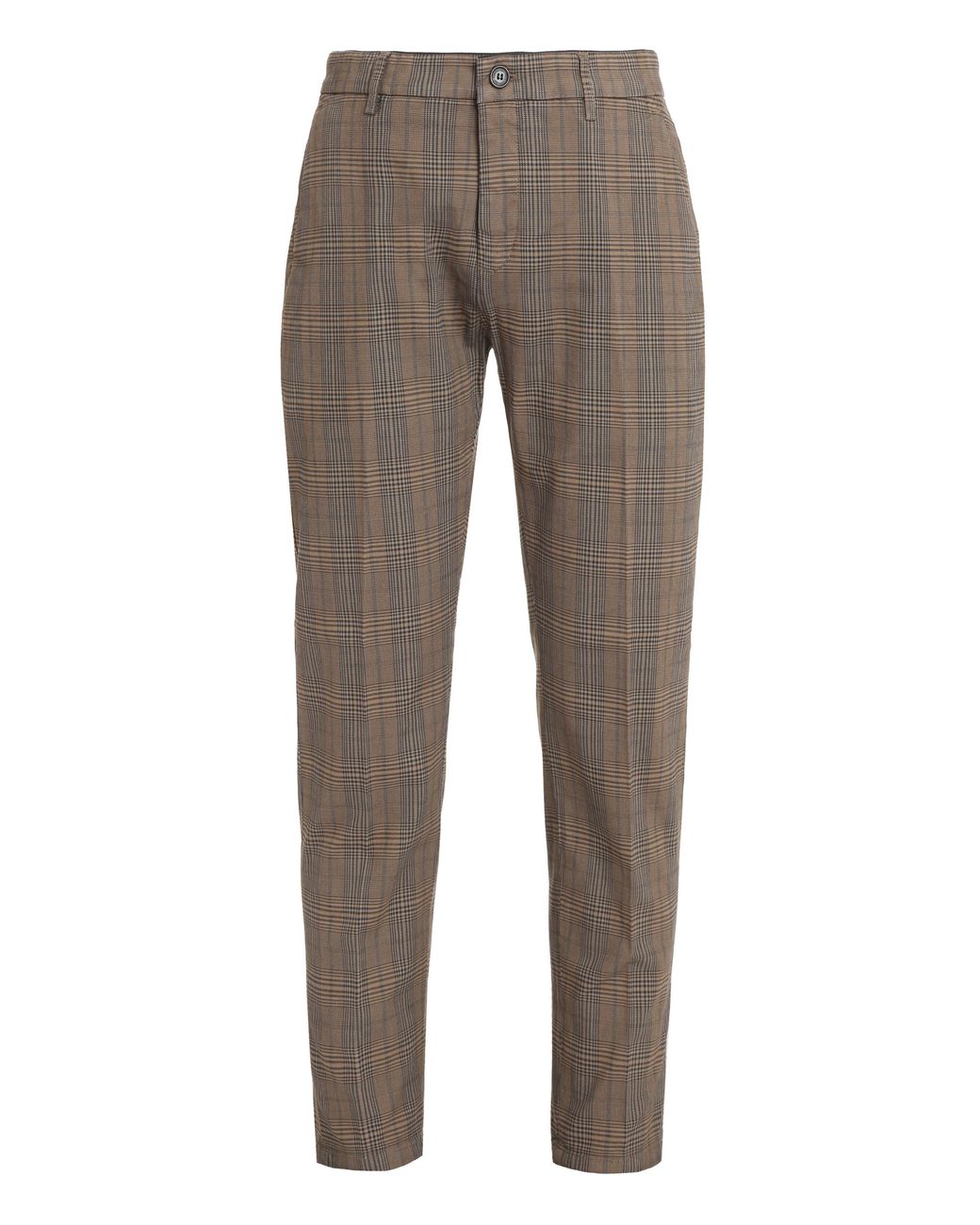 Department 5 Gray Stretch Cotton Chino Trousers Elastane Chinos for men