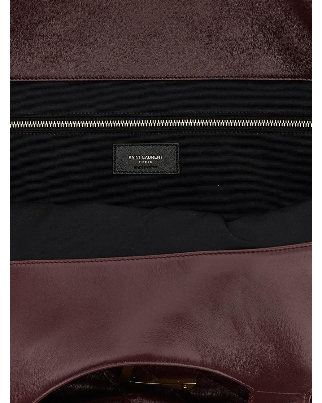 Saint Laurent Brown 'Icare' Maxi Shopping Bag