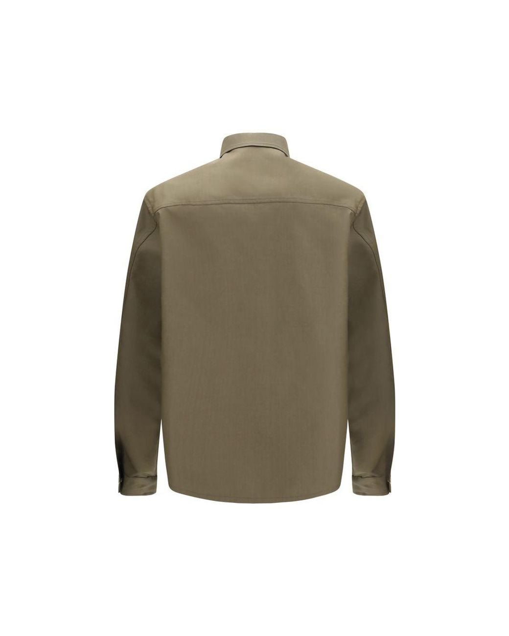 Fendi Green Polyester Full-Length Jacket Clothing for men