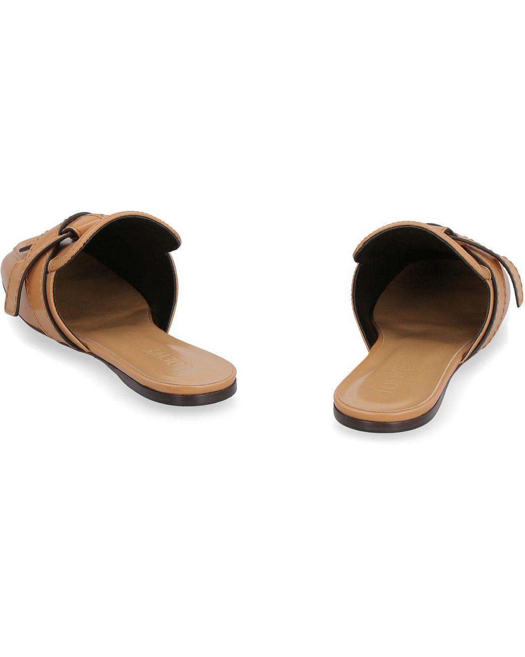 Loewe Gate Leather Slippers - Save 1% | Lyst