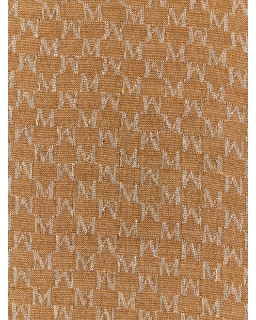 Max Mara Natural Monogram Jacquard Stole