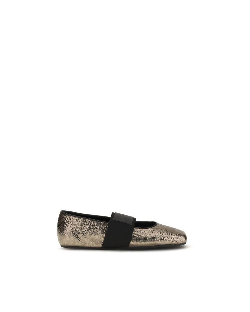 Givenchy Multicolor Gold Calf Leather Bos Taurus Ballet Flats