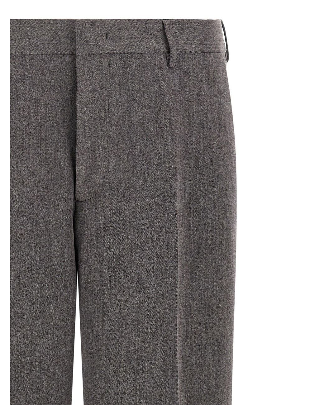 Cellar Door Gray Milo Trousers for men