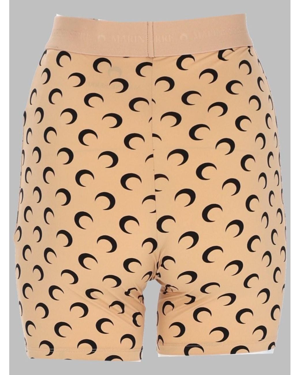 MARINE SERRE Natural Moon Slim-Fit Shorts Polyamide
