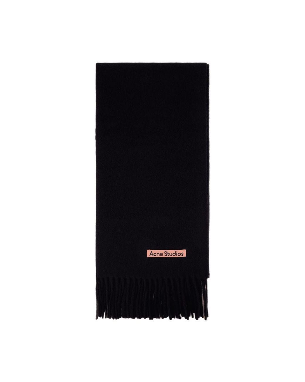 Acne Black Canada Scarf Wool Accessories