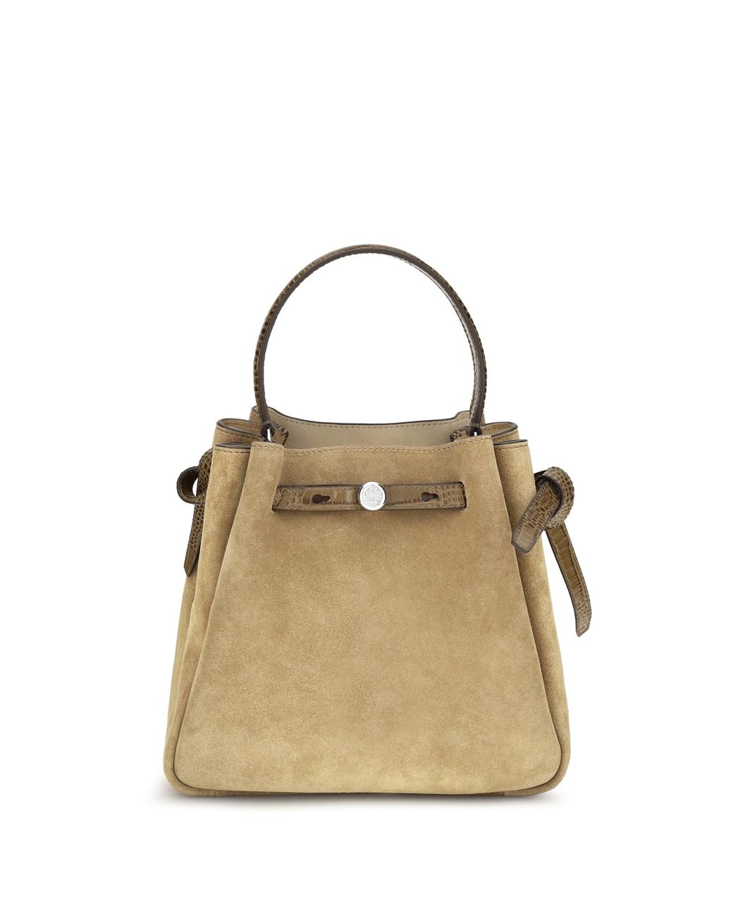 Tory Burch Natural Bucket Bag Romy Suede