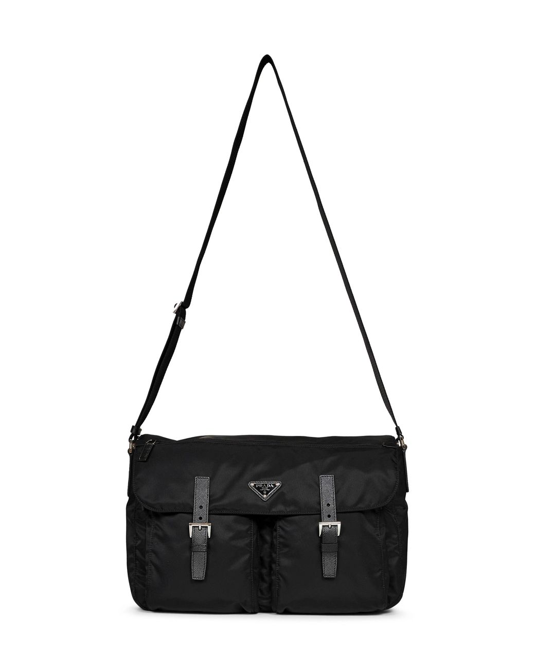 Prada Black Crossbody Bag Recycled Polyamide Shoulder for men