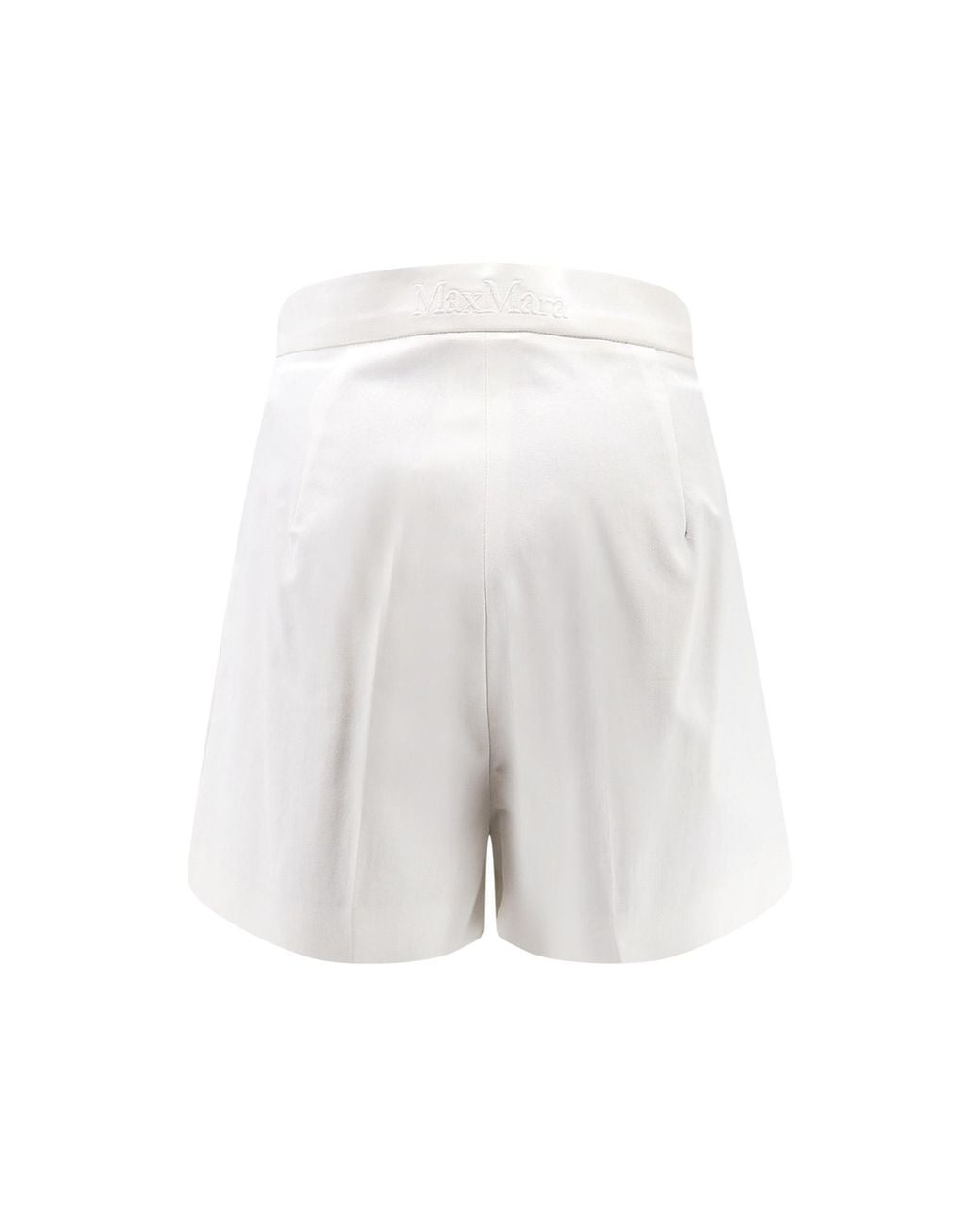 Max Mara White Shorts Cotone