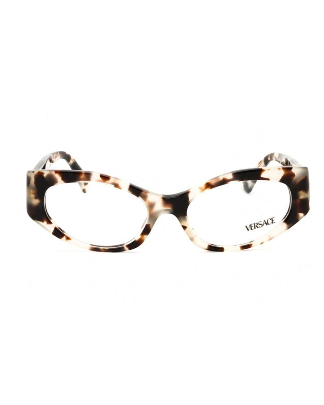 Versace Brown Frame And Lens Eyeglasses