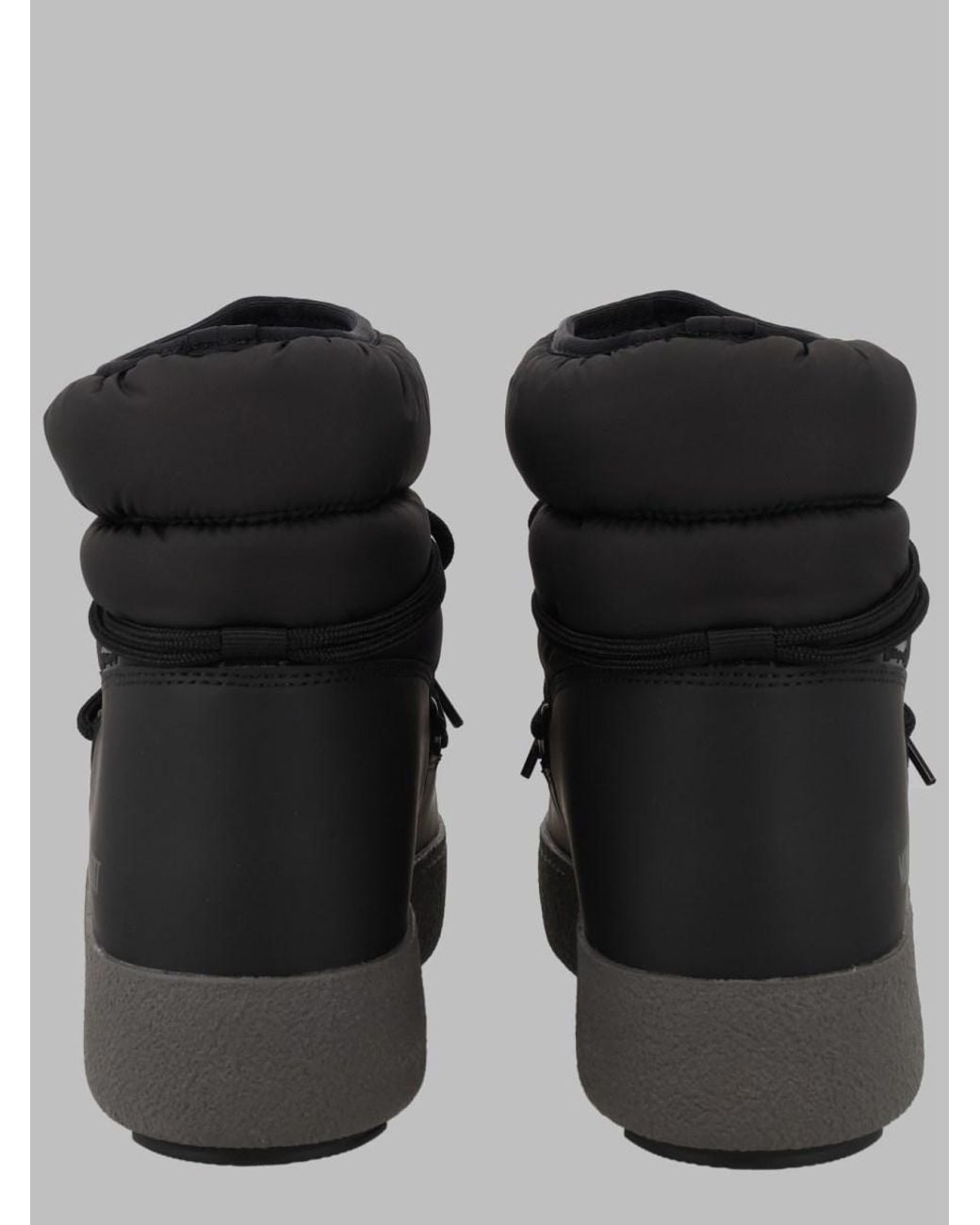 Moon Boot Black Boots Mtrack Low Polyamide