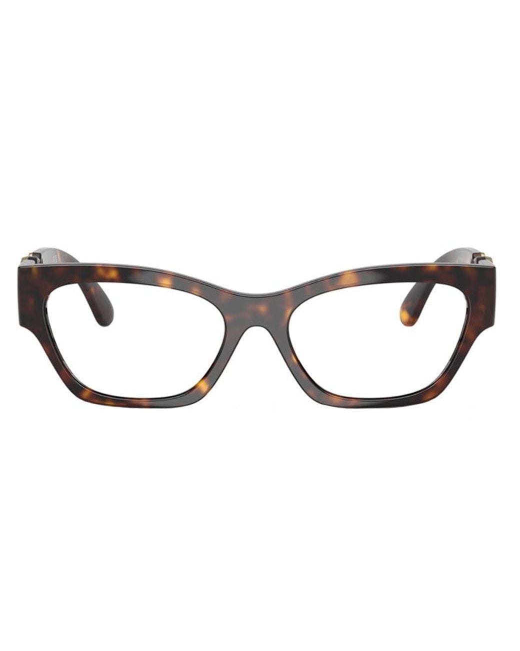 Versace Brown Frame And Lens Eyeglasses
