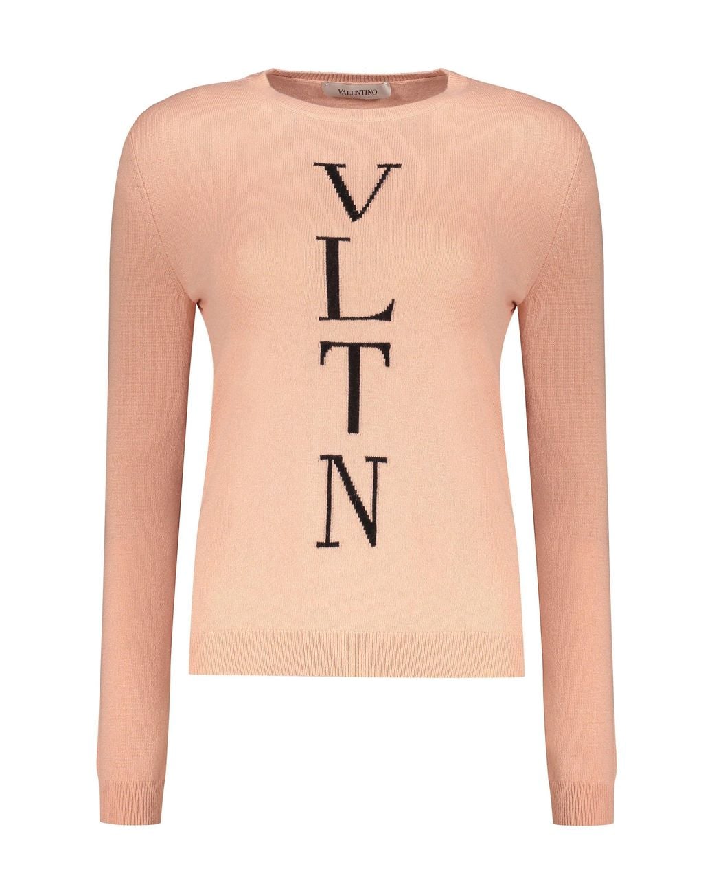 Valentino Pink Wool Blend Sweater Clothing