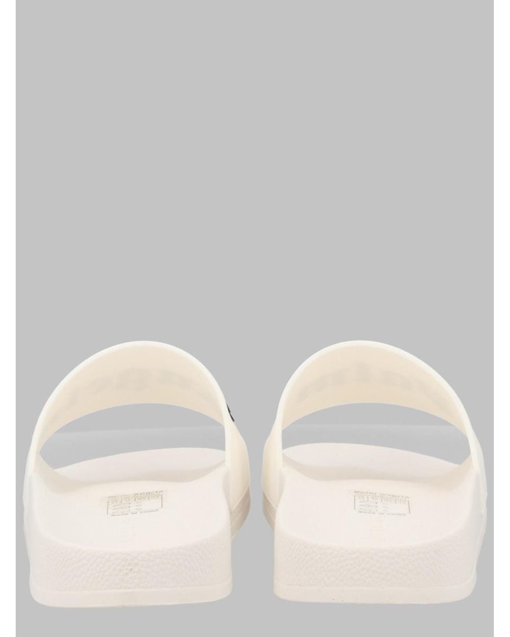 Palm Angels Metallic Rubber Slides With Logo Shoe for men
