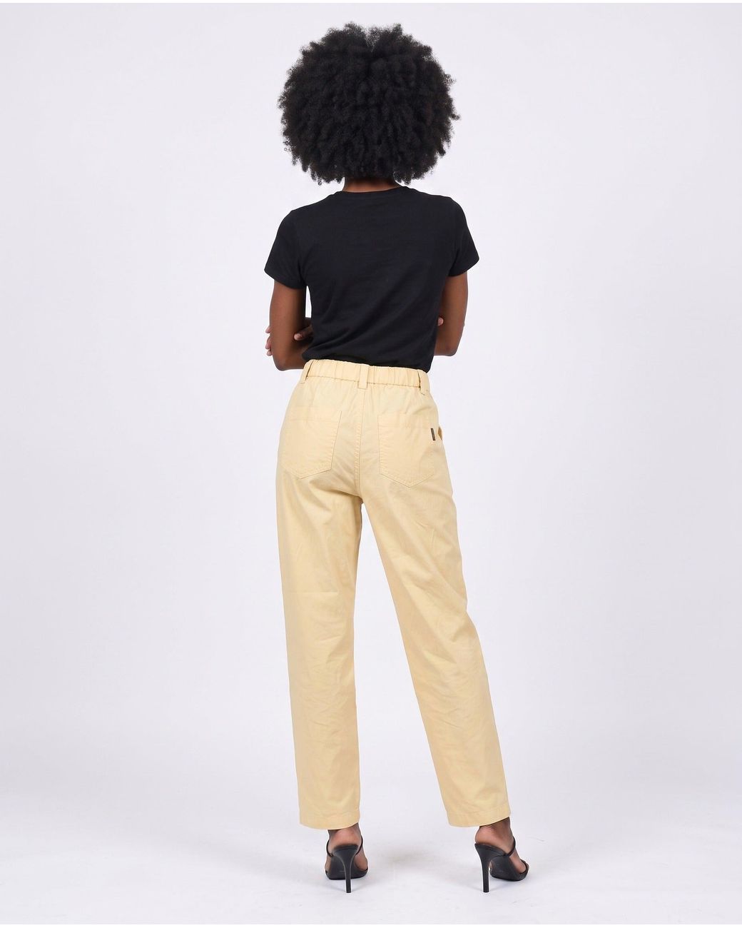 Brunello Cucinelli Natural Light Cotton Trousers