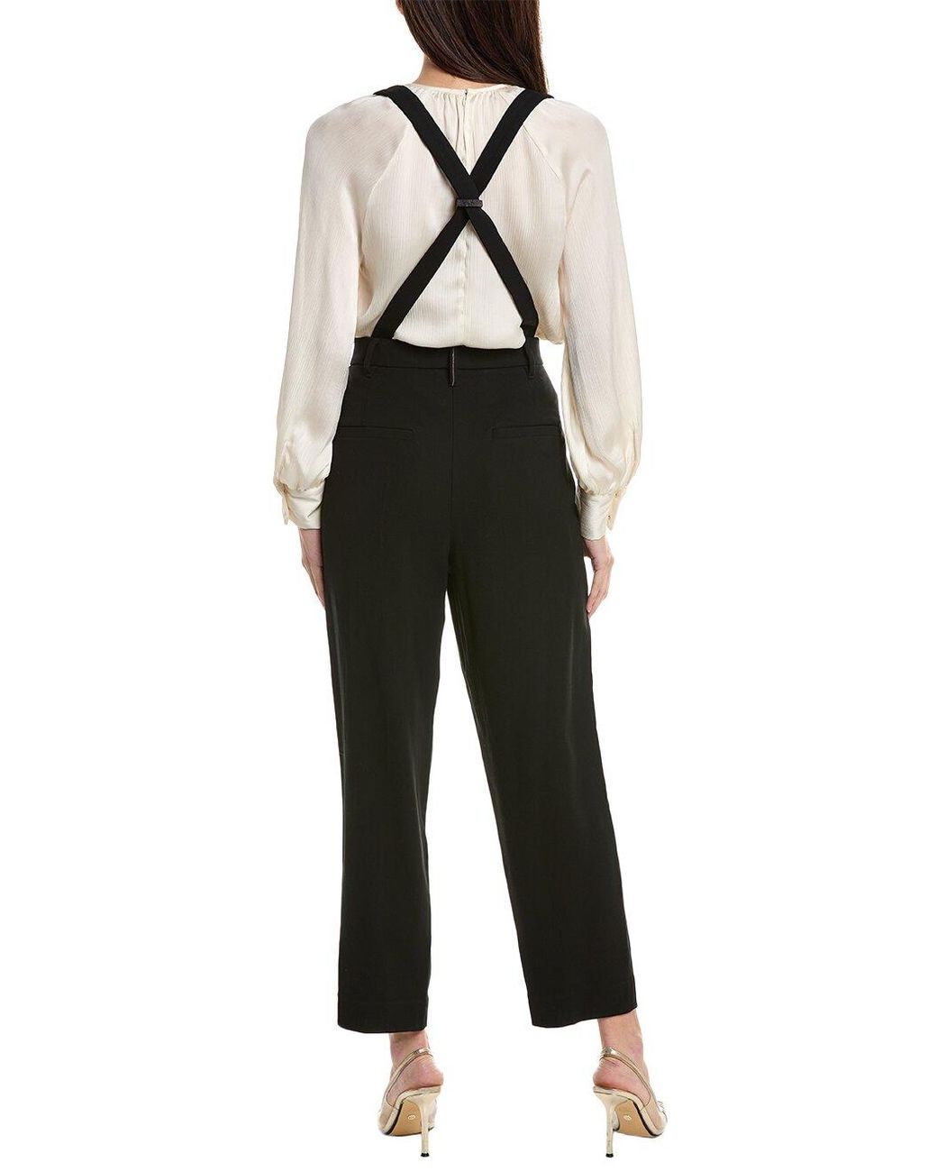 Brunello Cucinelli Black Tailored Wool Trousers