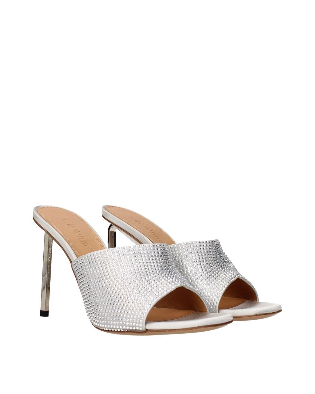 Off-White c/o Virgil Abloh White Off Satin Sandals