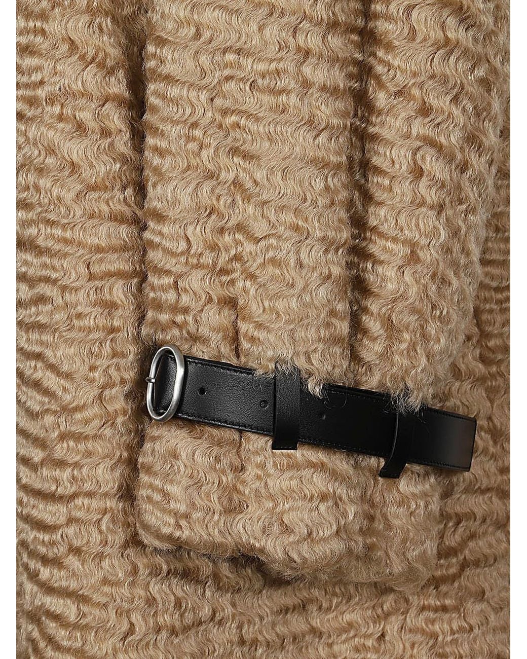 Jil Sander Natural Wool Coat