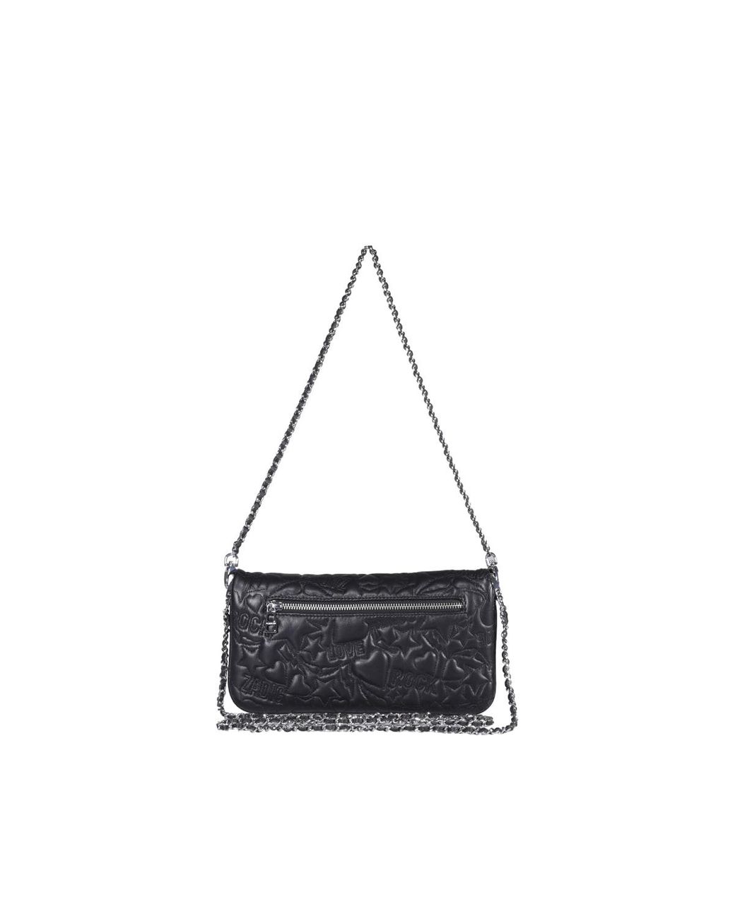 Zadig & Voltaire Rock Charm Shoulder Bag in Black | Lyst