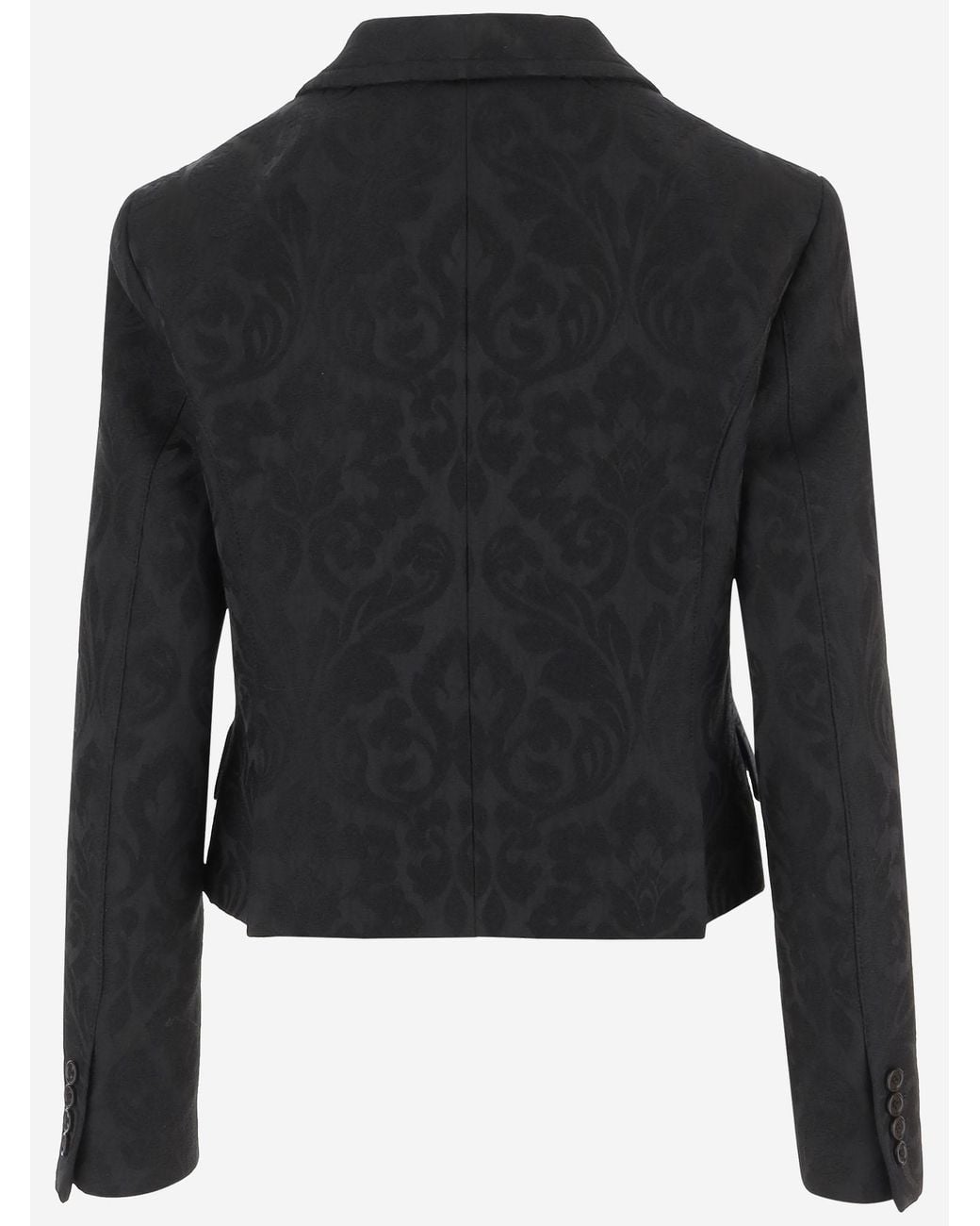 Chloé Black Double-Breasted Wool Blend Jacket